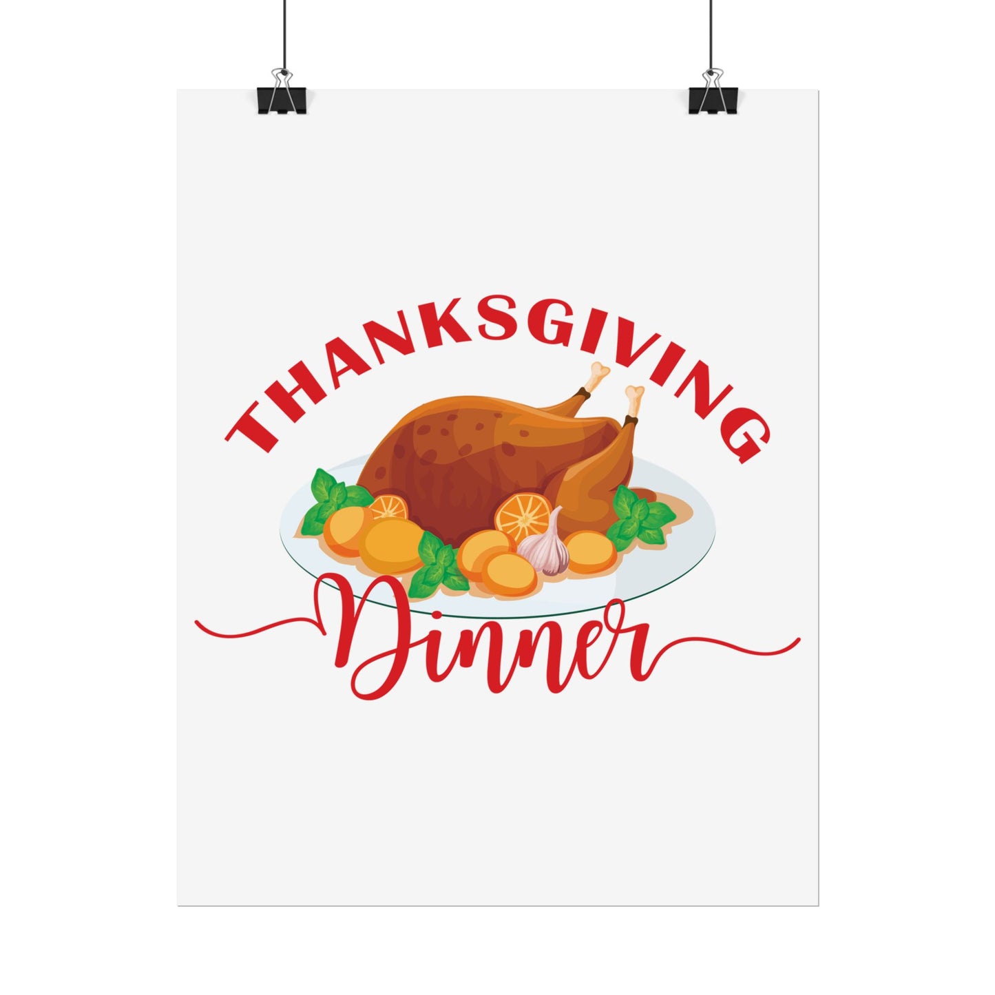 Rolled Poster -Thanksgiving Dinner