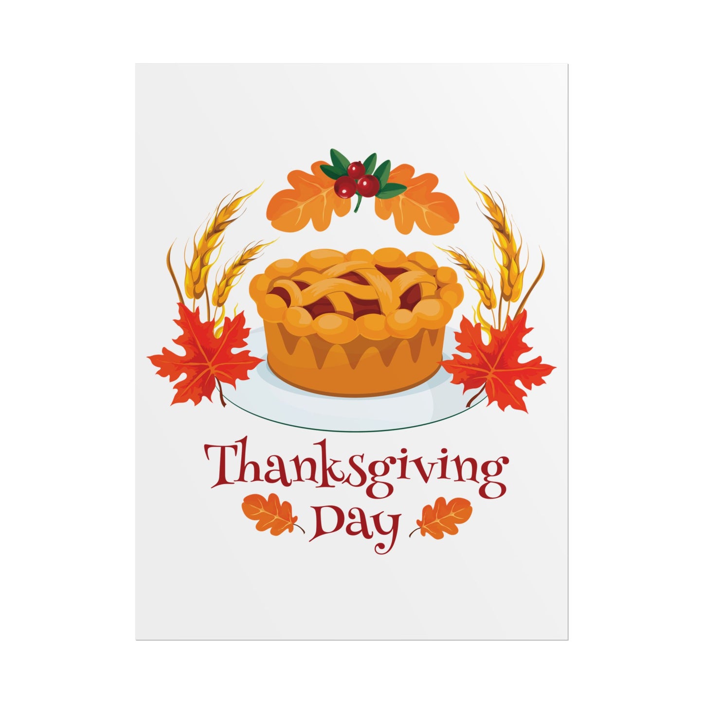 Rolled Poster -Thanksgiving Day