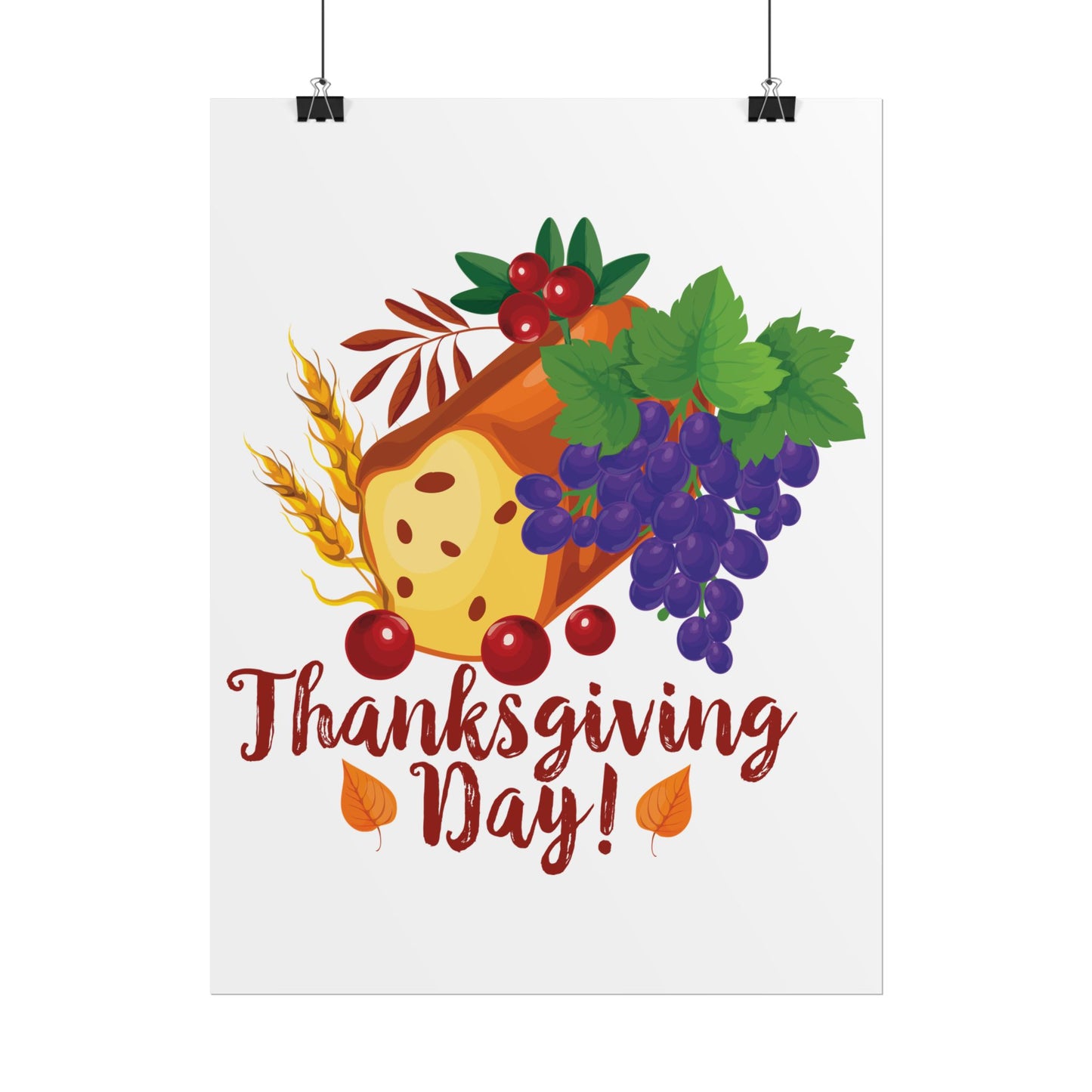 Rolled Poster -Thanksgiving Day - Bread