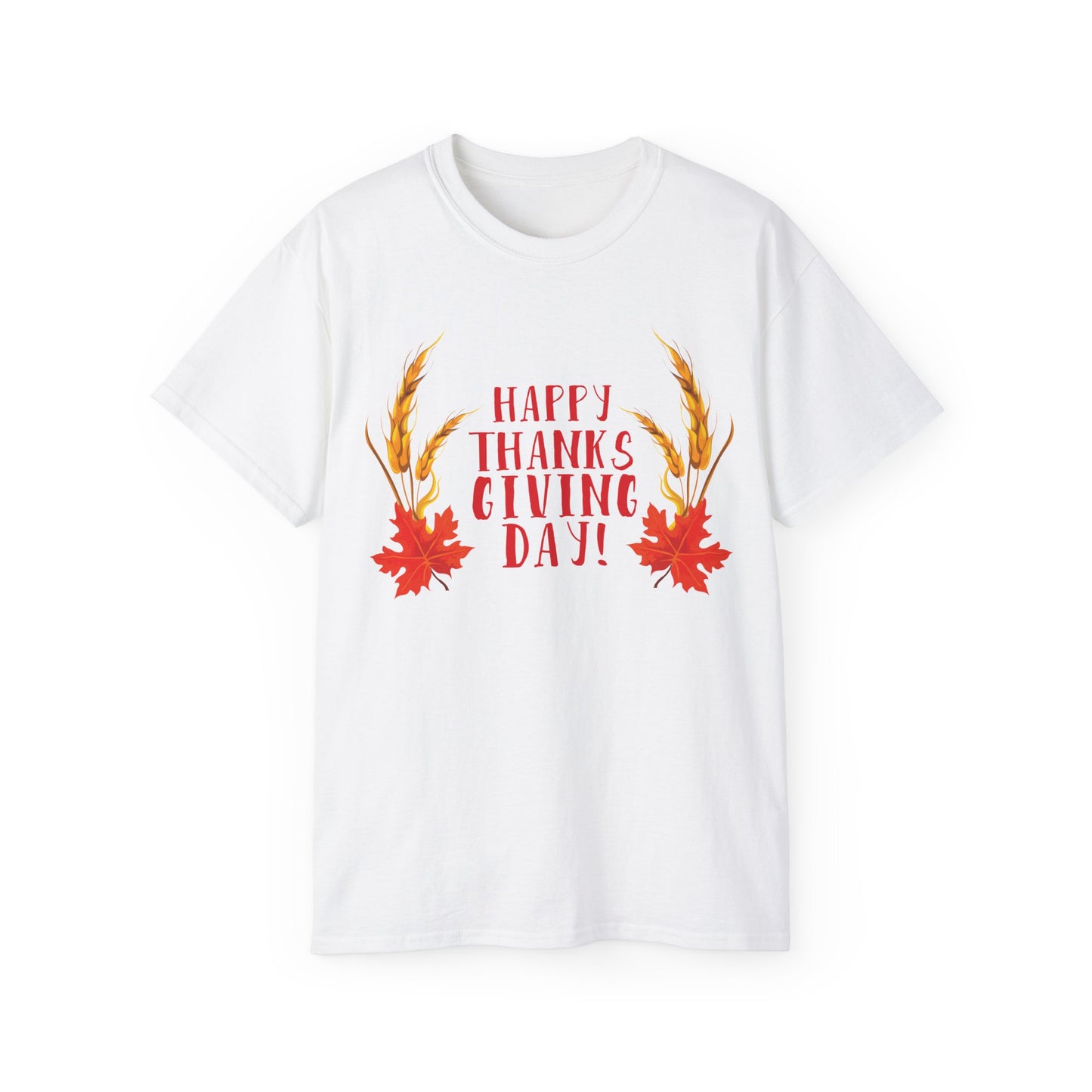 Unisex Ultra Cotton Tee - Happy Thanksgiving Day
