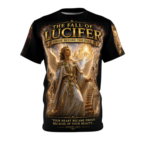 "The Fall of Lucifer"  - The First Rebellion - Tribute Tee — War In Heaven Collection