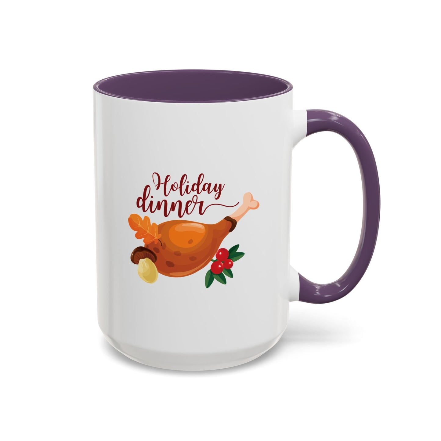 Accent Coffee Mug -Holiday Dinner