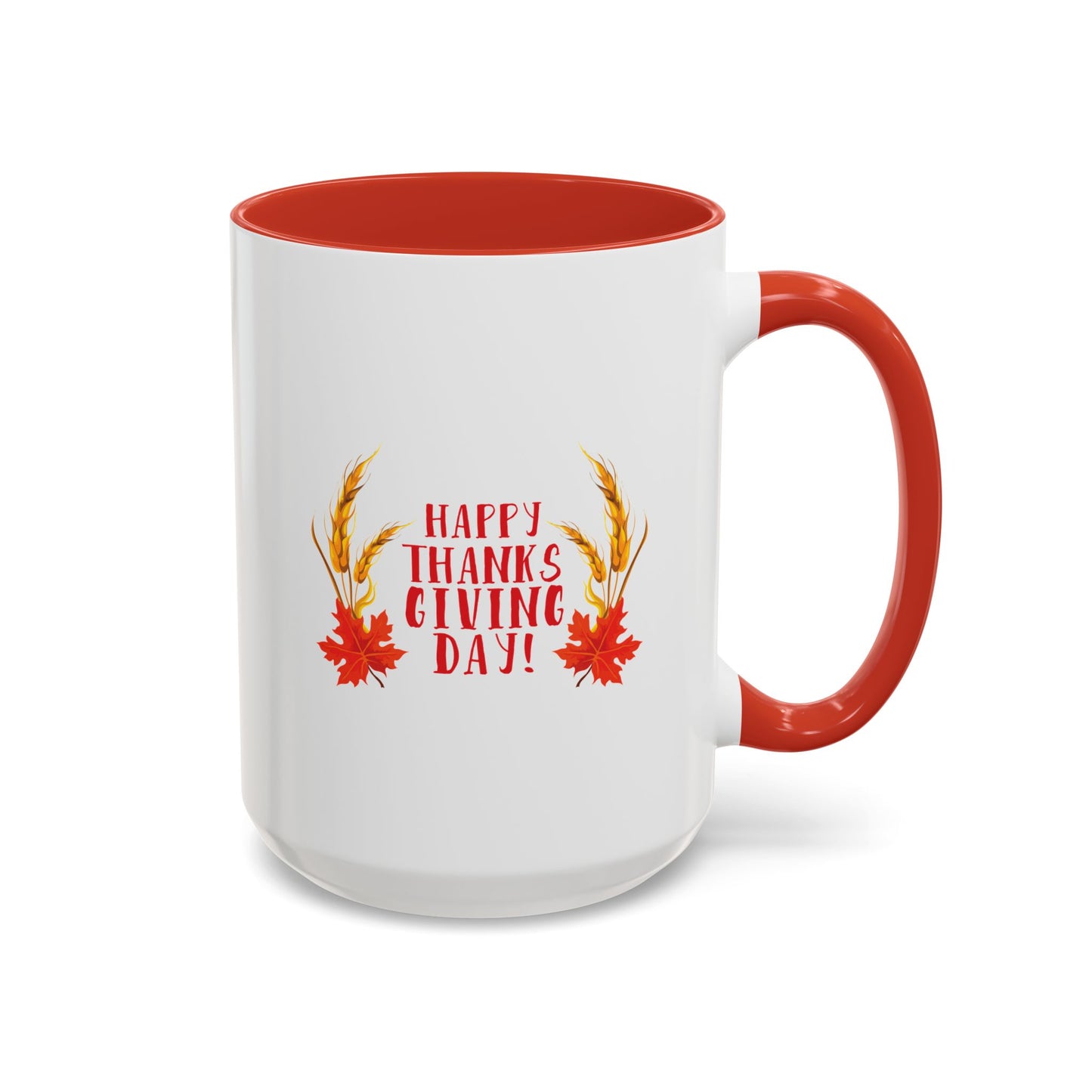 Accent Coffee Mug -Happy Thanksgiving Day