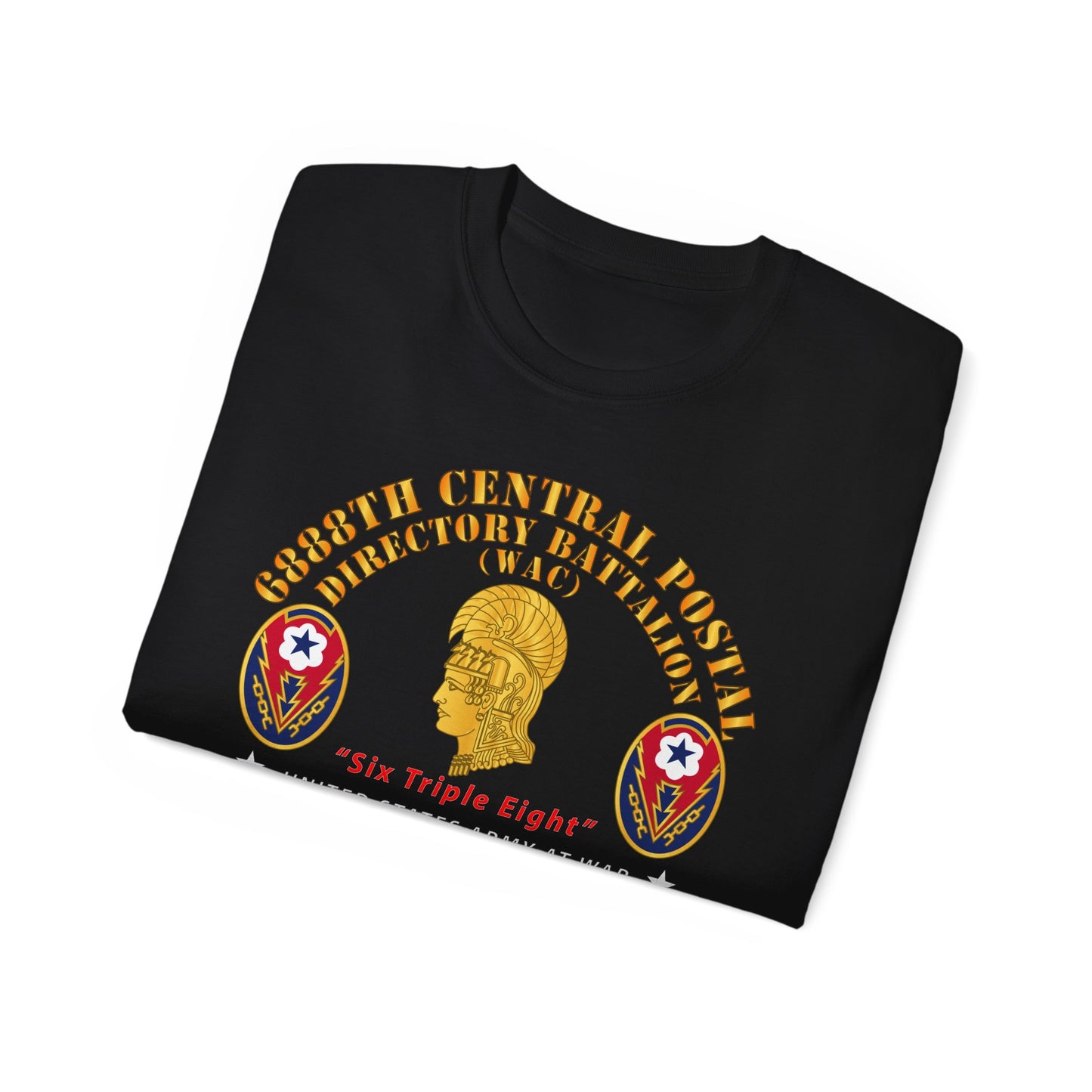 Unisex Ultra Cotton Tee - Army - 6888th Central Postal Directory Battalion - Wwii W Eu Svc