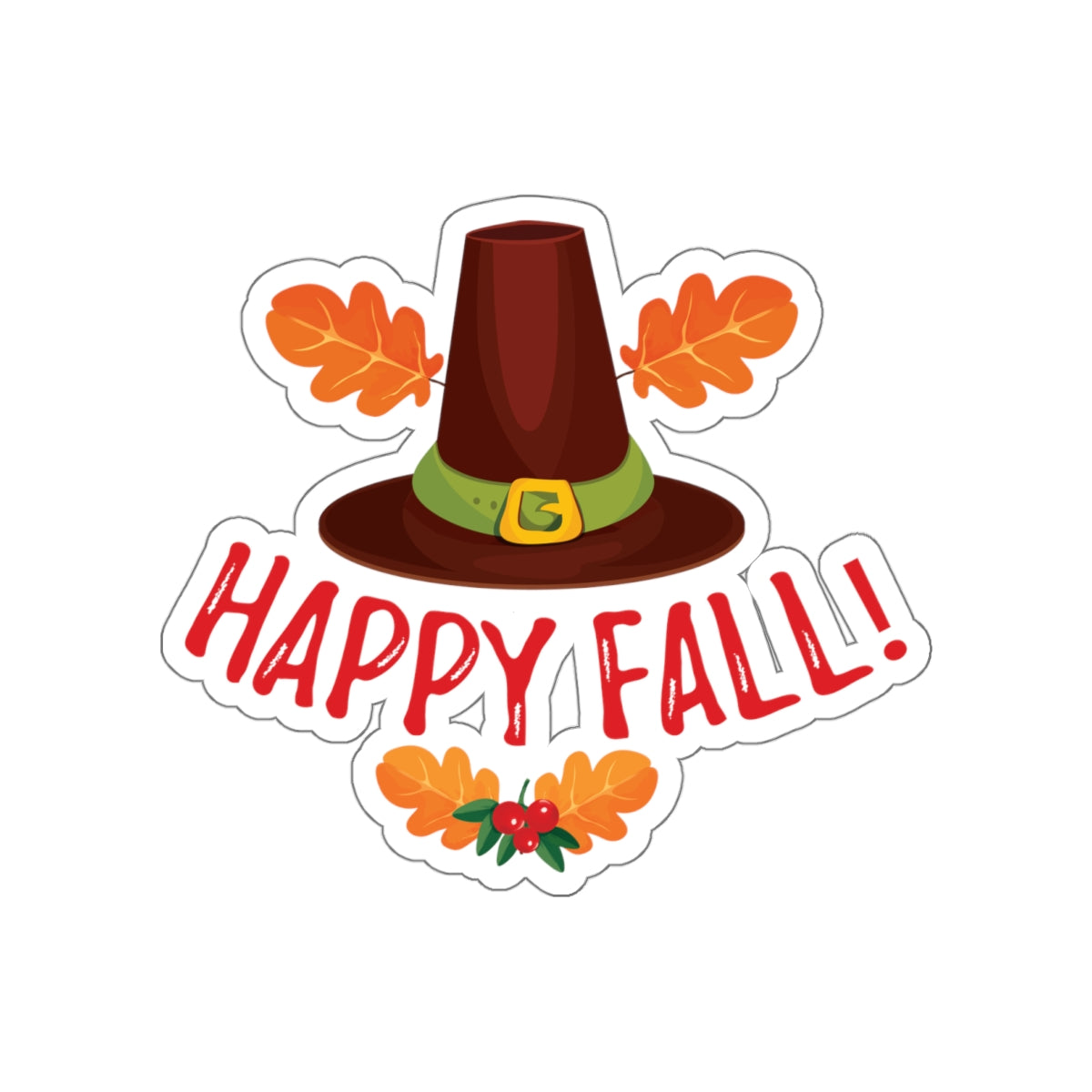 Die-Cut Stickers -Happy Fall