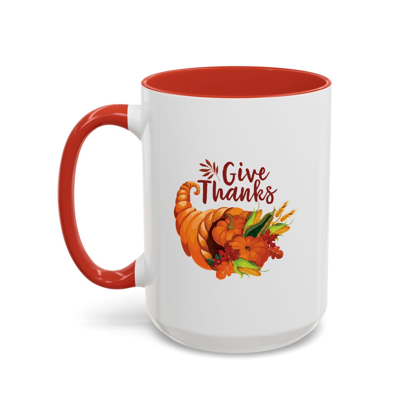 Accent Coffee Mug -Thanksgiving - Give Thanks