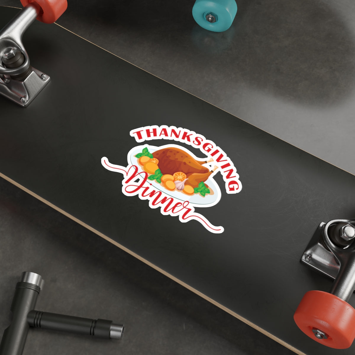 Die-Cut Stickers - Thanksgiving Dinner