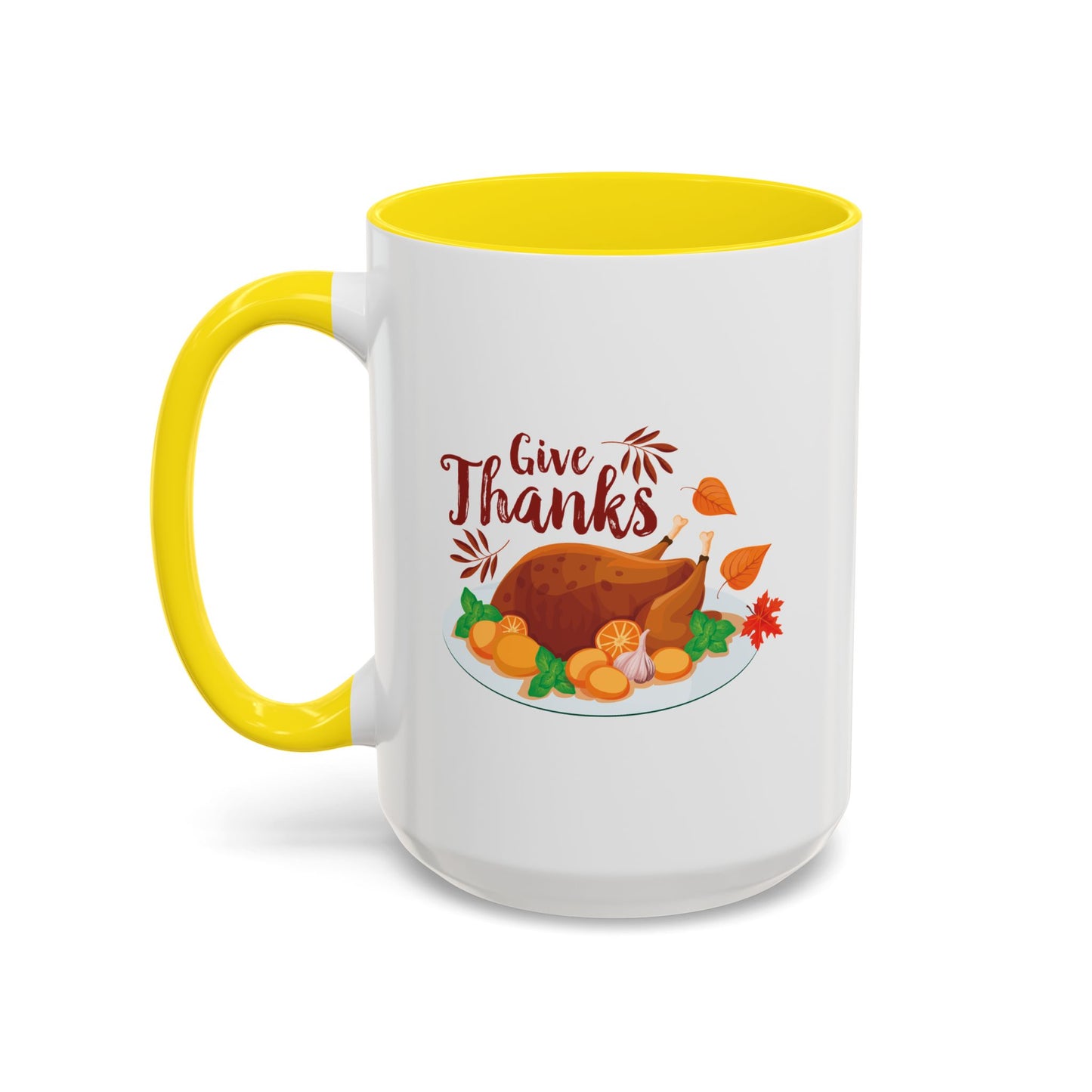 Accent Coffee Mug -Give Thanks