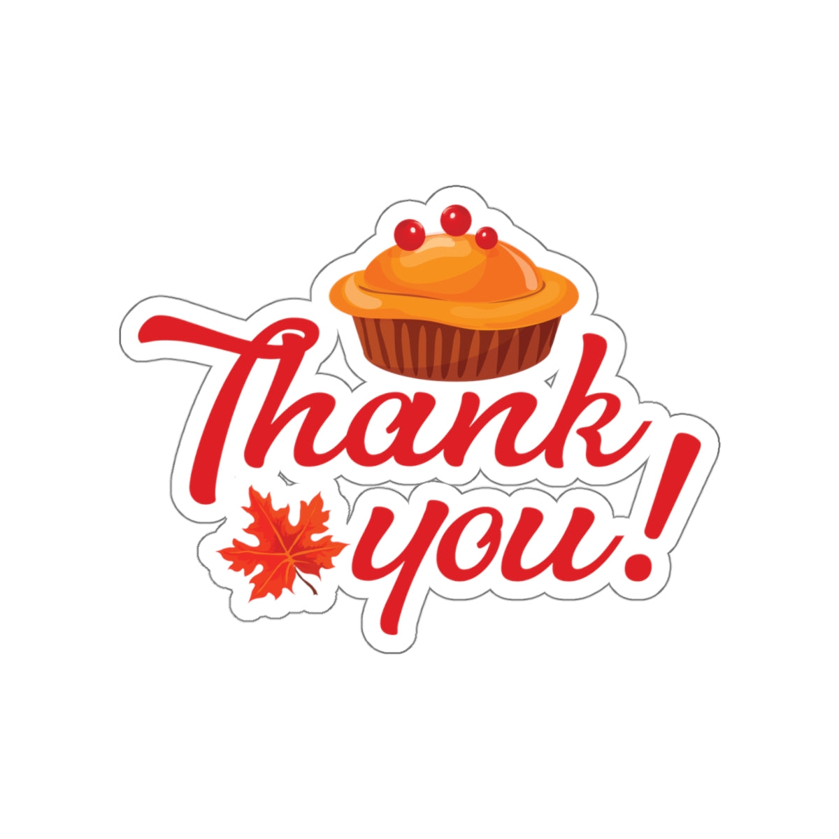 Die-Cut Stickers - Thank you