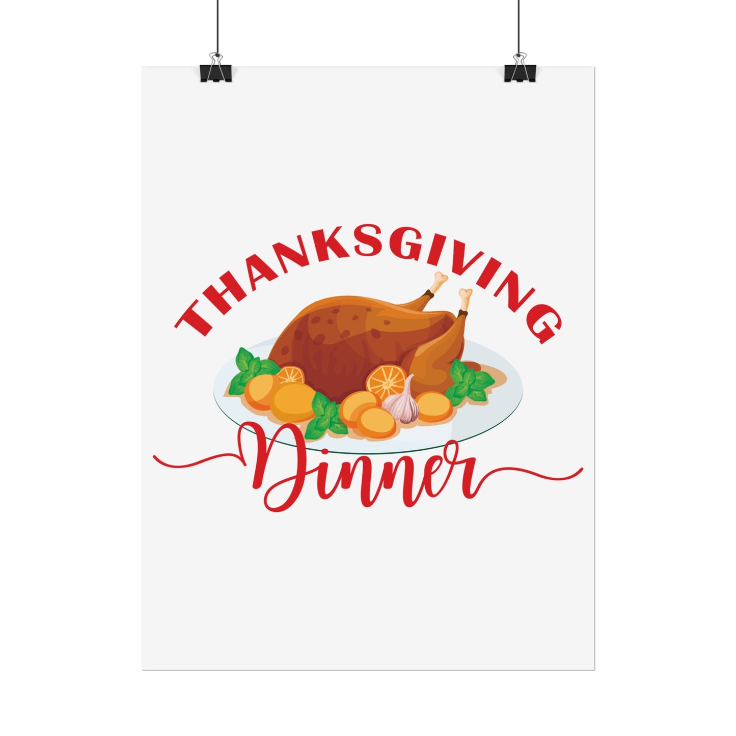 Rolled Poster -Thanksgiving Dinner