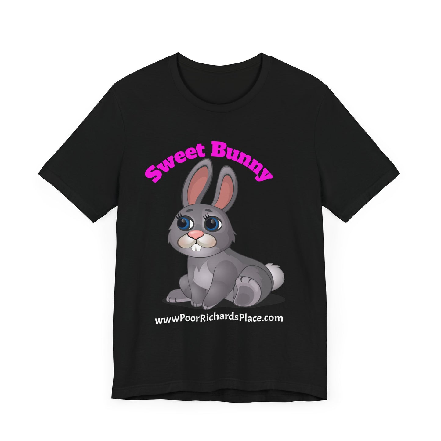 Unisex Jersey Short Sleeve Tee - Sweet Bunny - www.poorrichardsplace.com