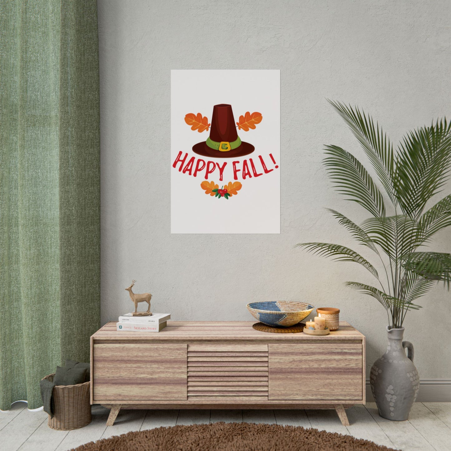 Rolled Poster -Happy Fall