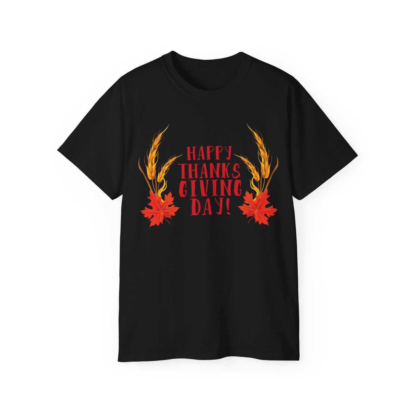 Unisex Ultra Cotton Tee - Happy Thanksgiving Day