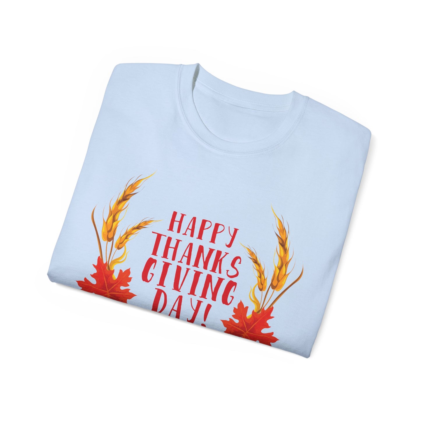 Unisex Ultra Cotton Tee - Happy Thanksgiving Day