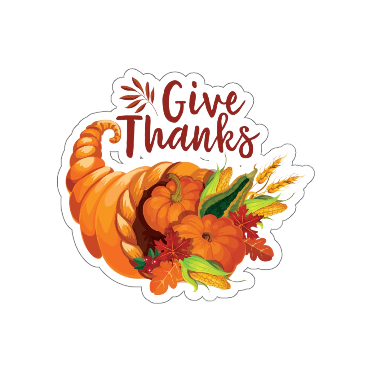 Die-Cut Stickers - Thanksgiving - Give Thanks