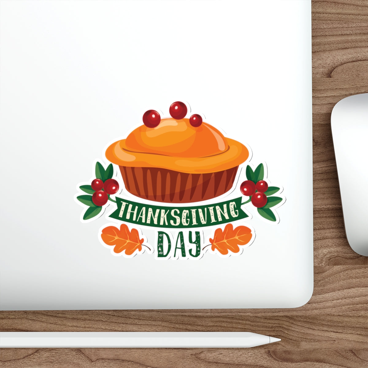 Die-Cut Stickers - Thanksgiving Day - Pie