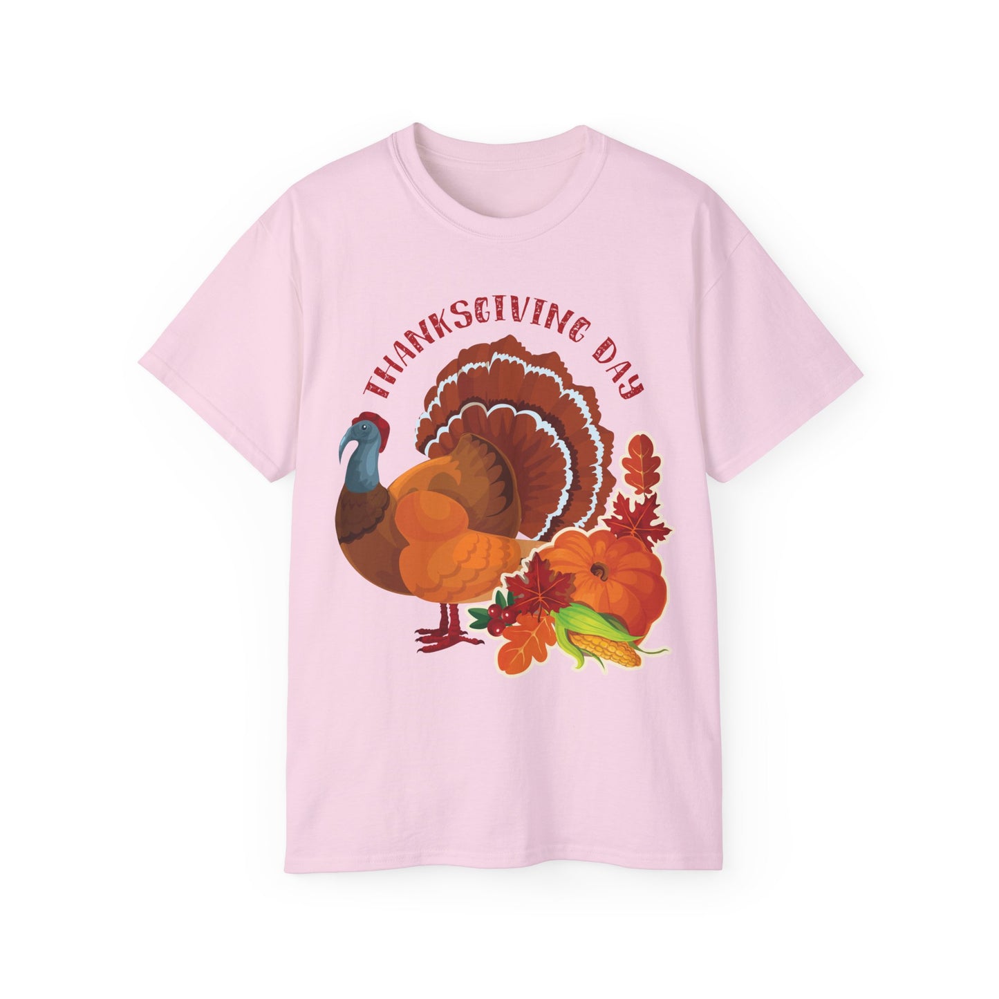 Unisex Ultra Cotton Tee - Thanksgiving - Happy Turkey Day