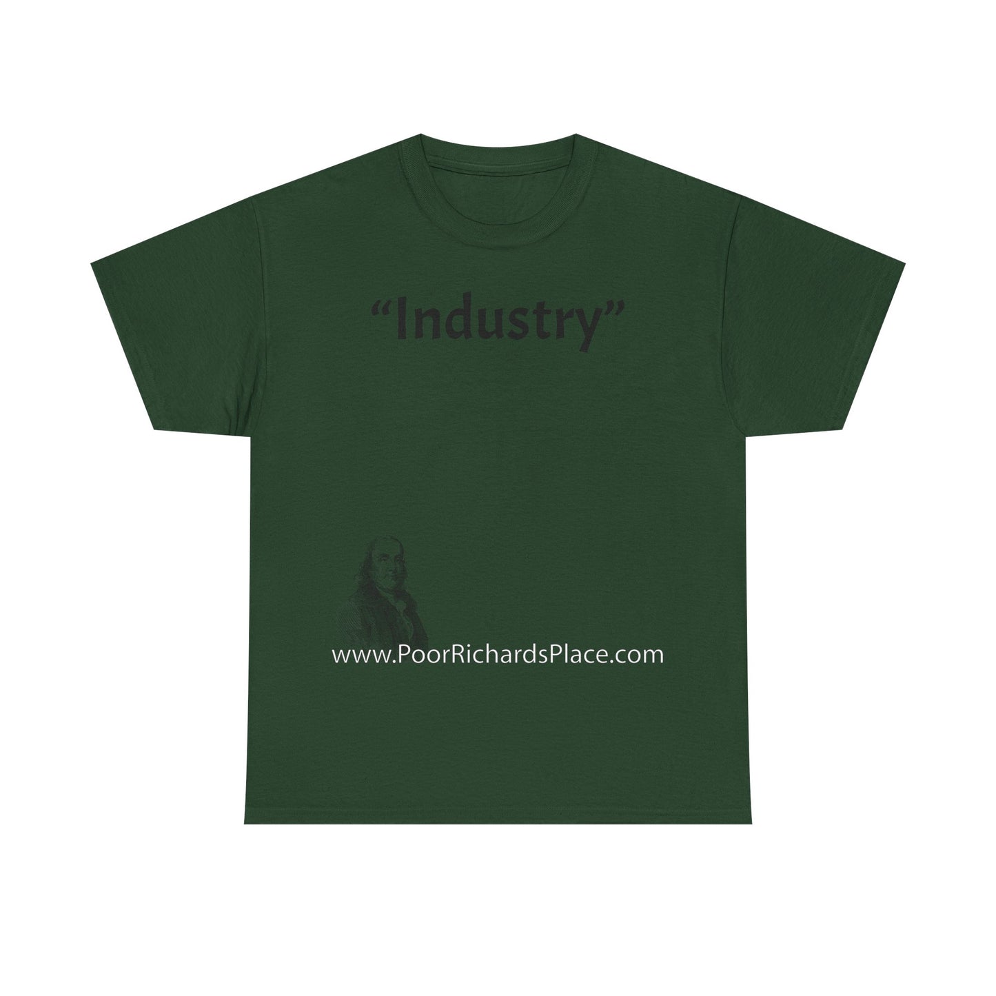 Unisex T-Shirt - Poor Richard Says Industry