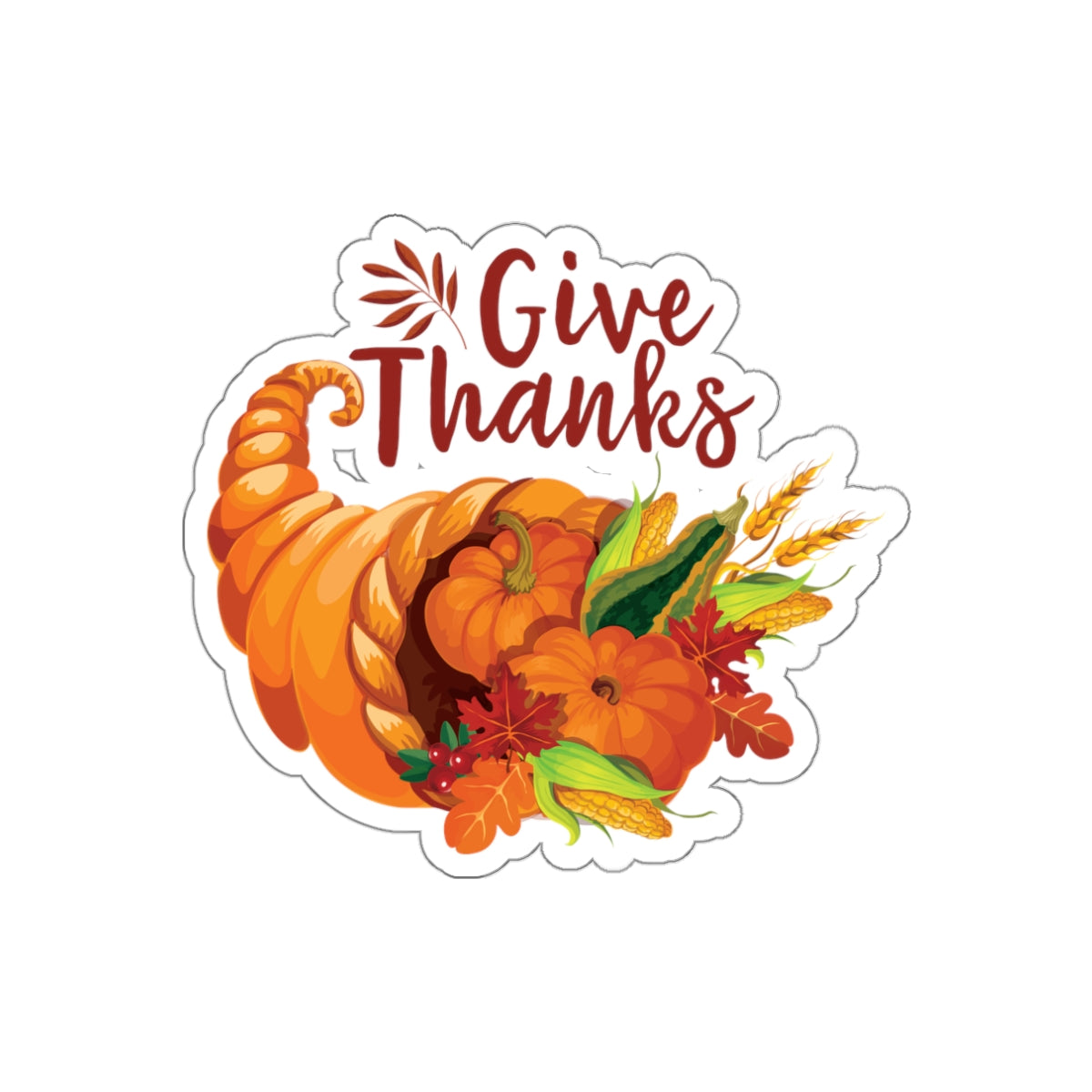 Die-Cut Stickers - Thanksgiving - Give Thanks