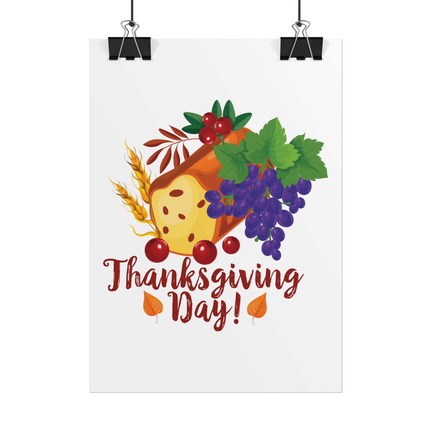 Rolled Poster -Thanksgiving Day - Bread