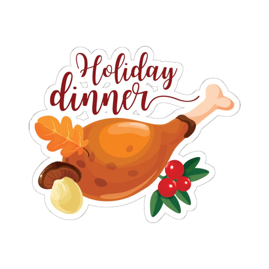 Kiss-Cut Stickers - Holiday Dinner