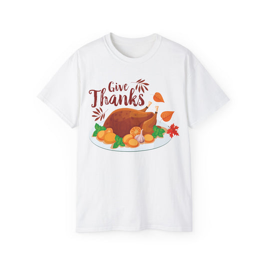 Unisex Ultra Cotton Tee -Give Thanks