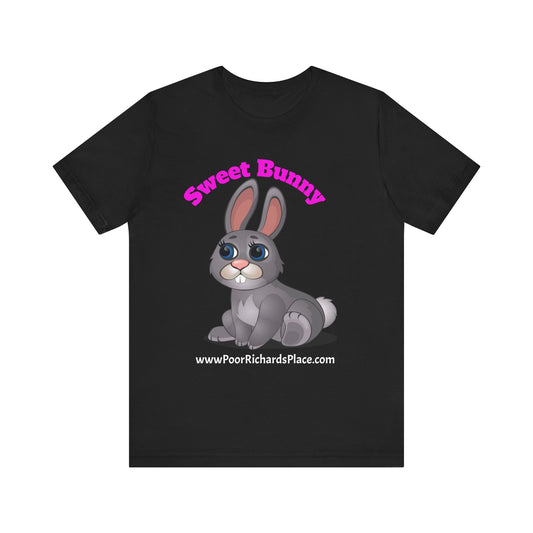 Unisex Jersey Short Sleeve Tee - Sweet Bunny - www.poorrichardsplace.com