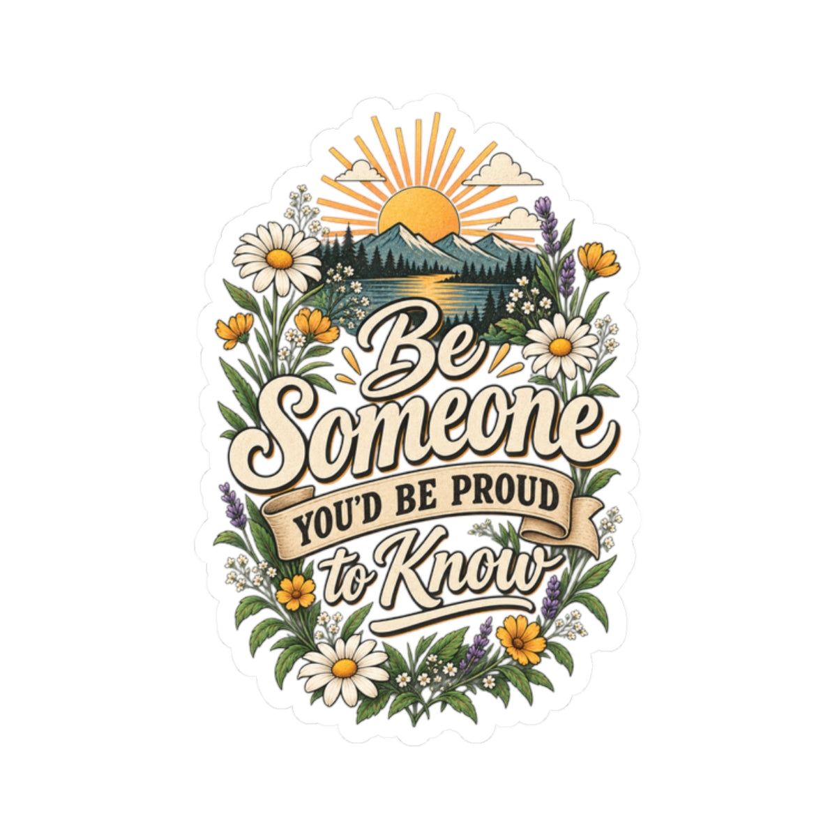 Kiss-Cut Stickers - Be Someone You’d Be Proud to Know