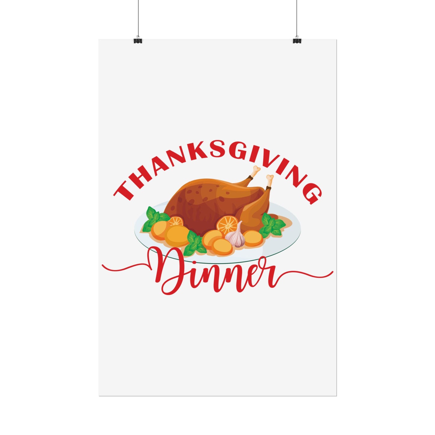Rolled Poster -Thanksgiving Dinner