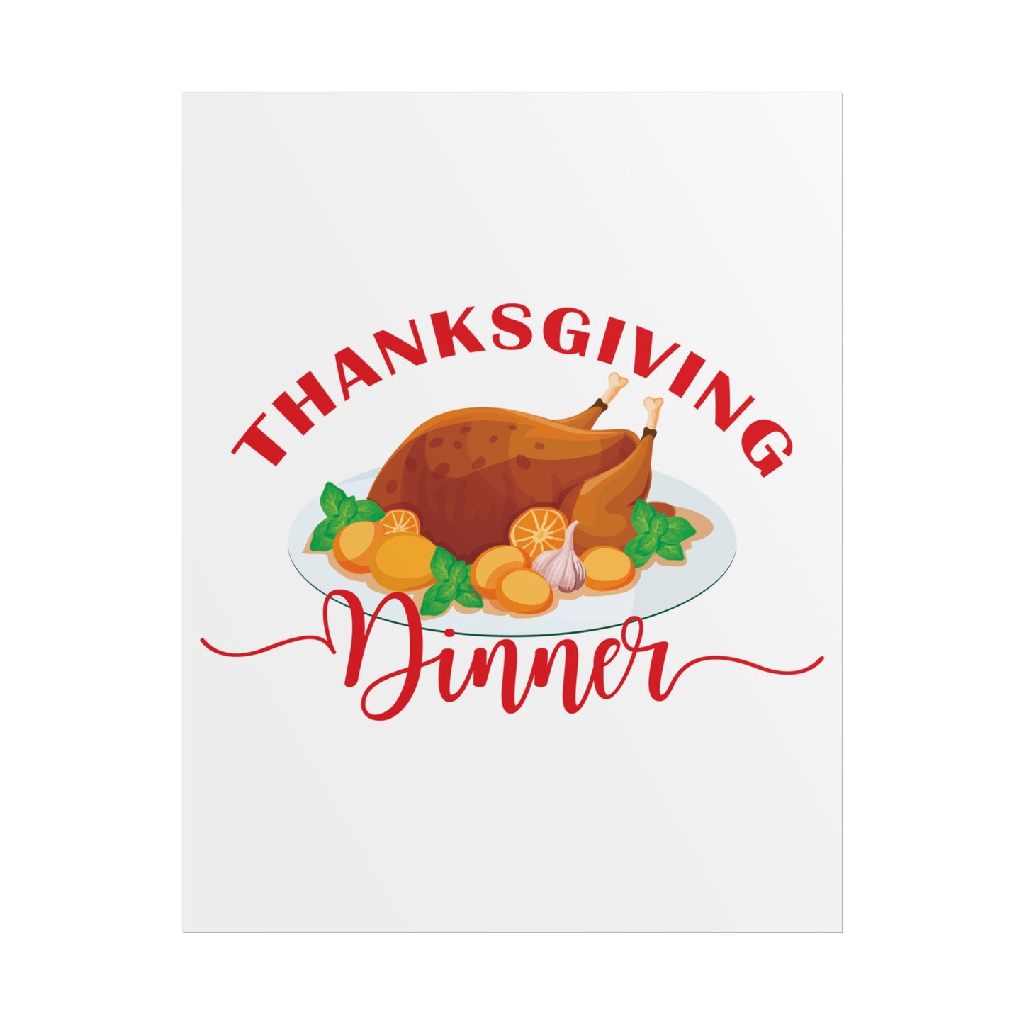 Rolled Poster -Thanksgiving Dinner