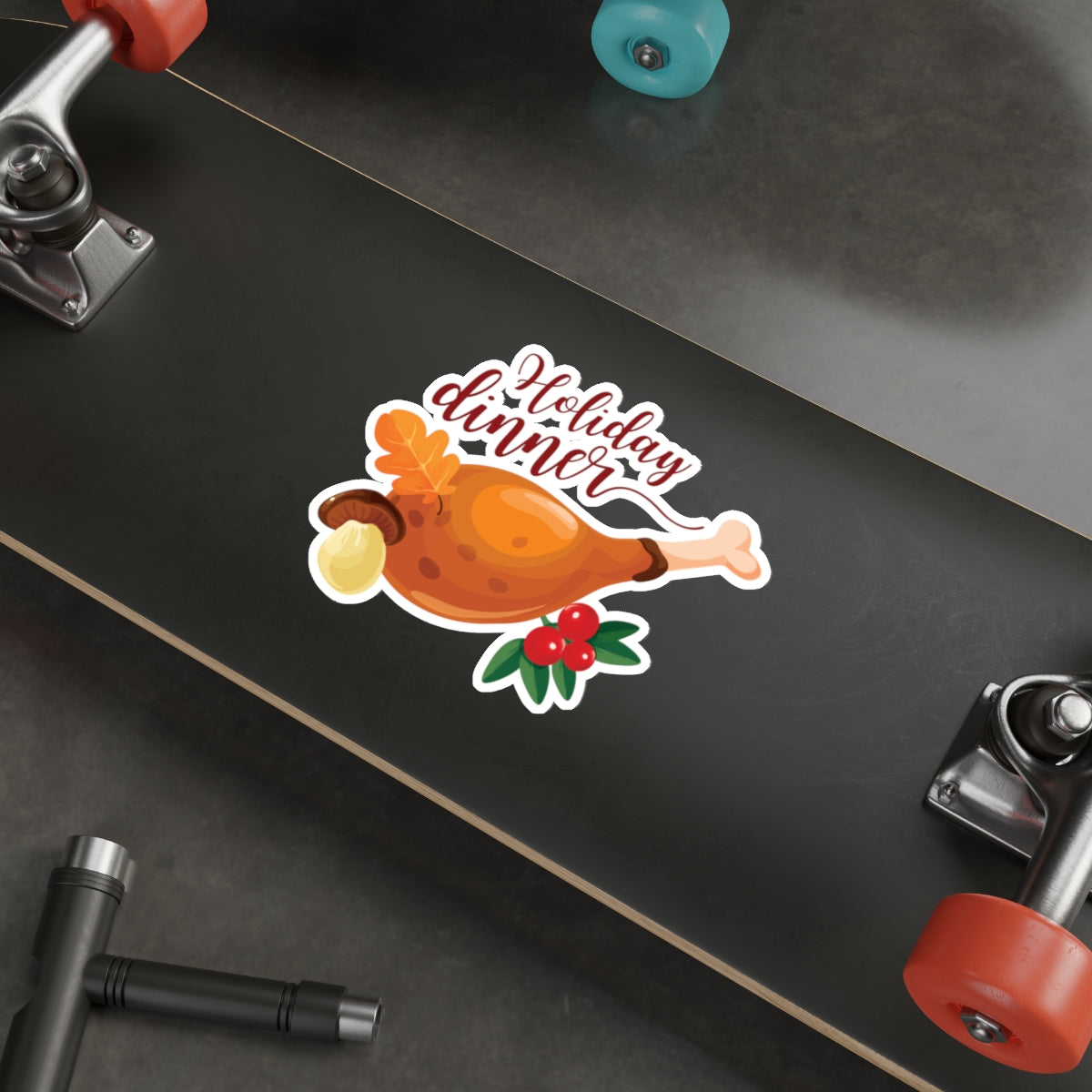 Die-Cut Stickers - Holiday Dinner