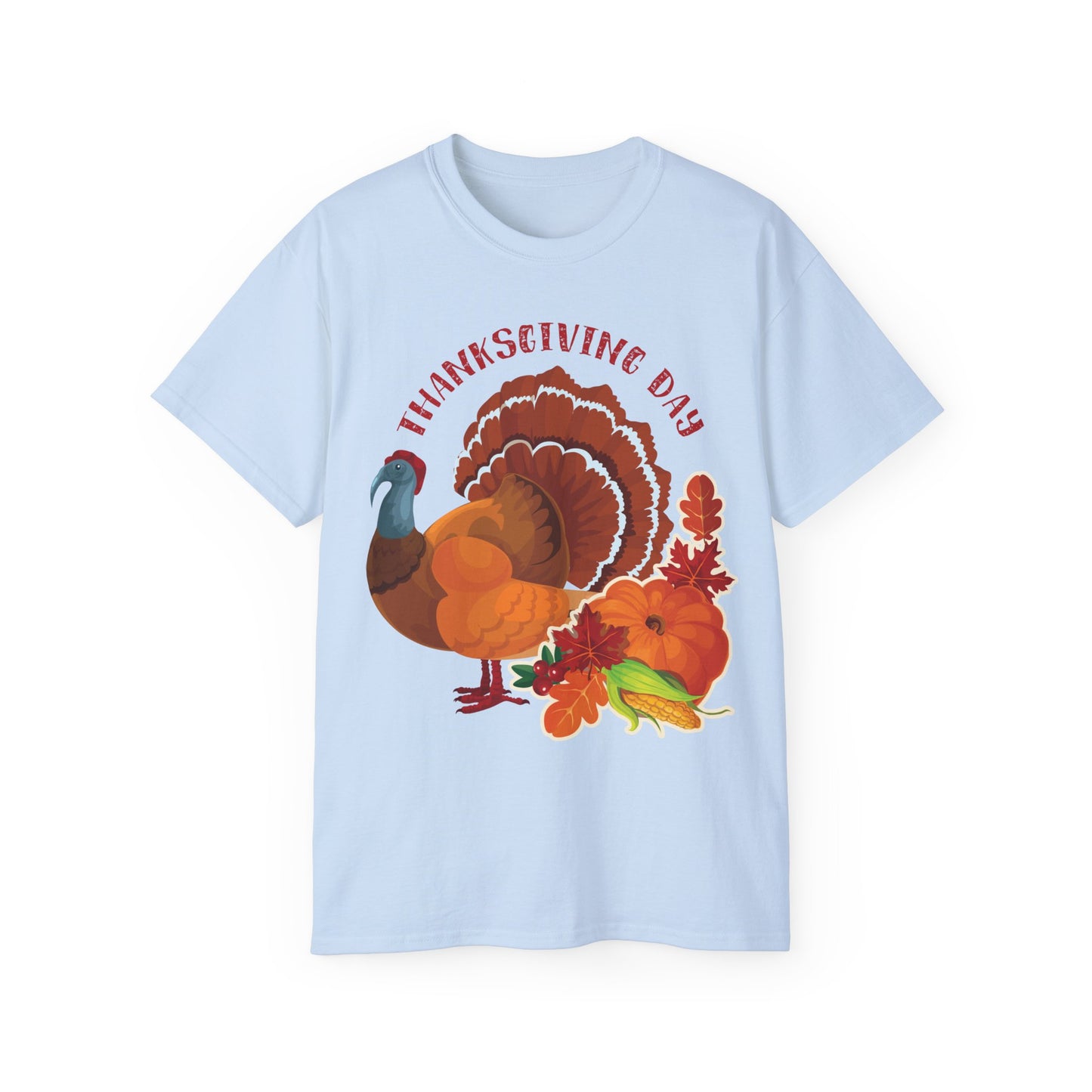 Unisex Ultra Cotton Tee - Thanksgiving - Happy Turkey Day