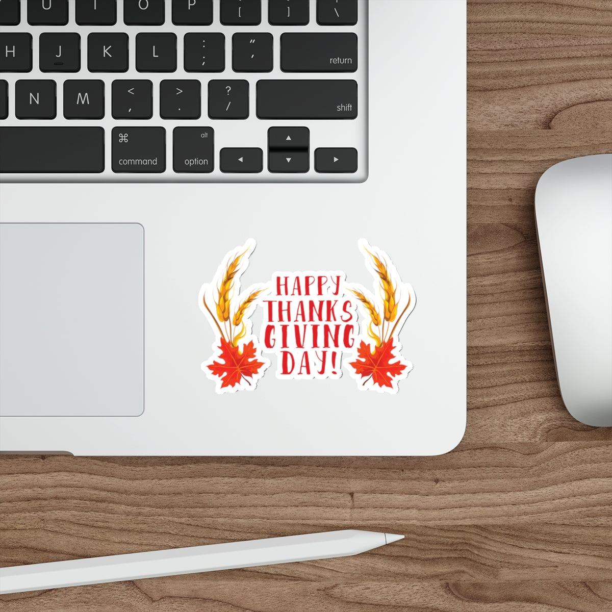 Die-Cut Stickers - Happy Thanksgiving Day