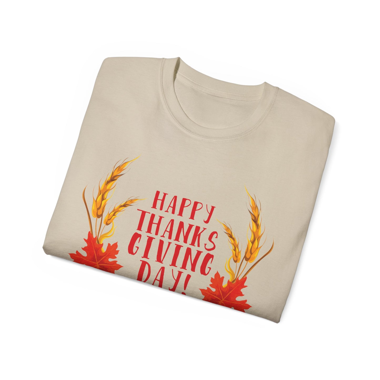 Unisex Ultra Cotton Tee - Happy Thanksgiving Day