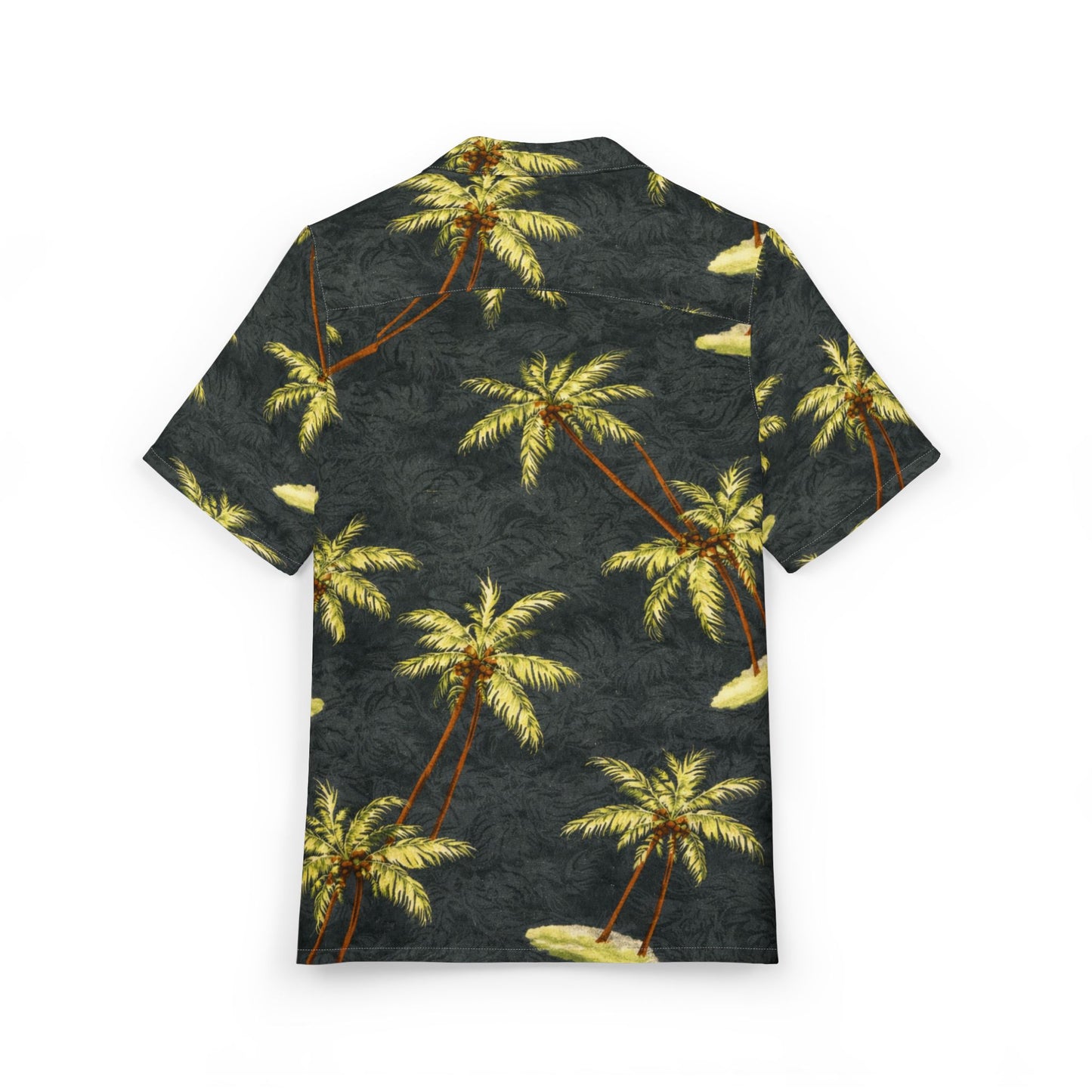 Tropical Palm Hawaiian Shirt — Vintage Palm Tree Aloha Button-Down