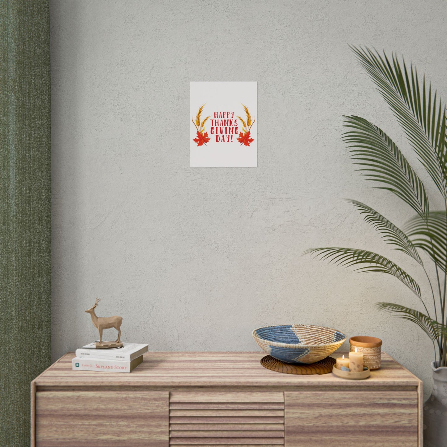 Rolled Poster -Happy Thanksgiving Day