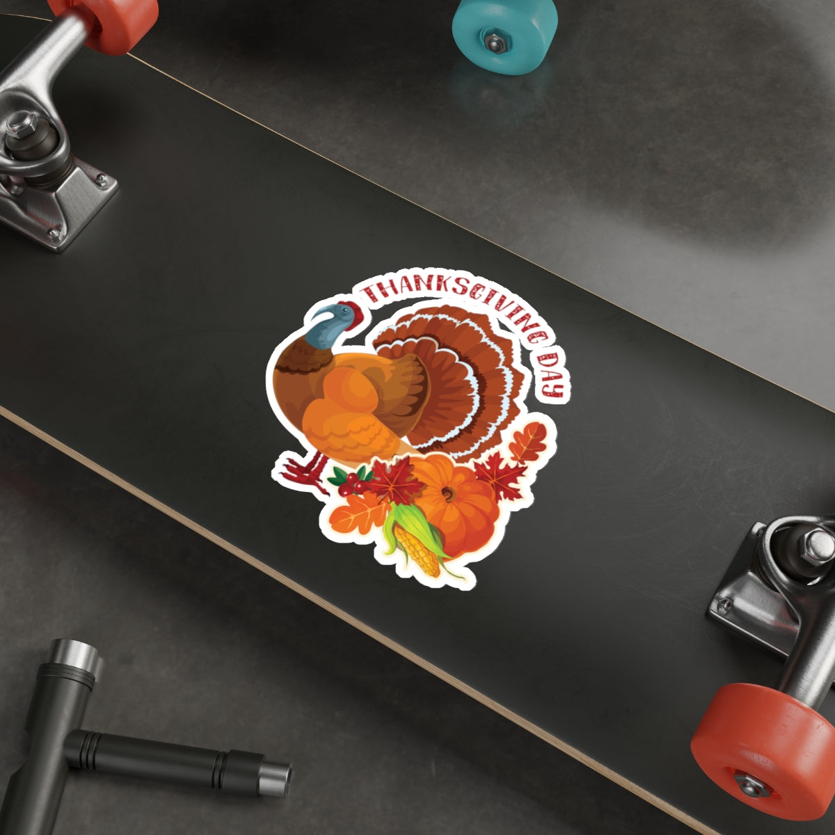 Die-Cut Stickers - Thanksgiving - Happy Turkey Day