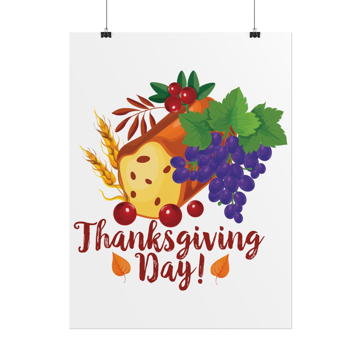 Rolled Poster -Thanksgiving Day - Bread