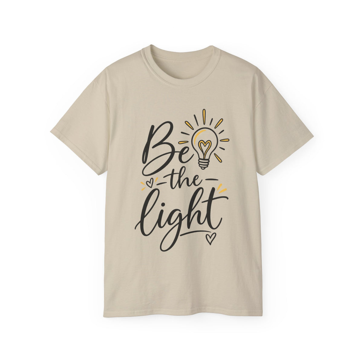 T-Shirt — Be the Light with Heartfelt Glow