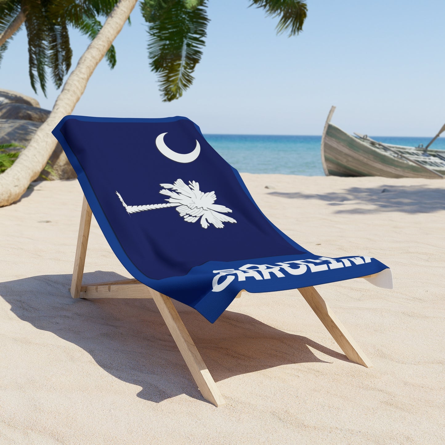 South Carolina State Flag Beach Towel - Patriotic Summer Accessories