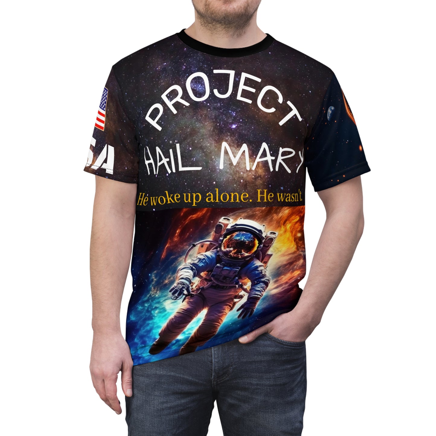 Project Hail Mary Astronaut Tee | Space Science Novel Design