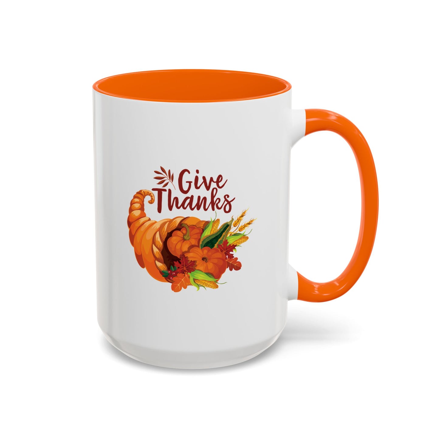 Accent Coffee Mug -Thanksgiving - Give Thanks