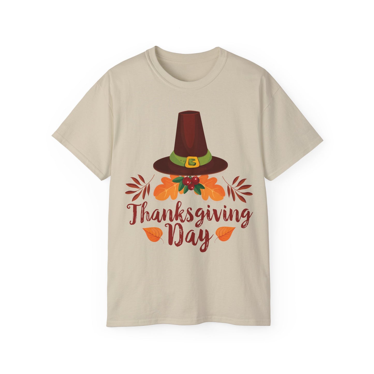 Unisex Ultra Cotton Tee - Thanksgiving Day - Happy Thanksgiving Day