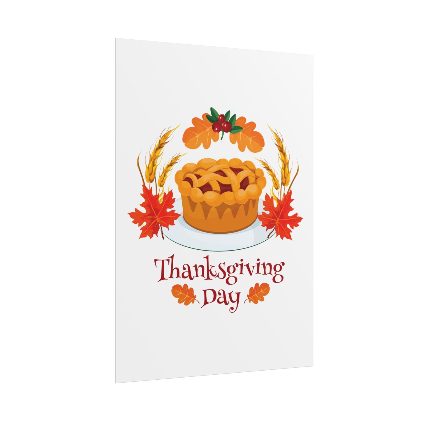 Rolled Poster -Thanksgiving Day