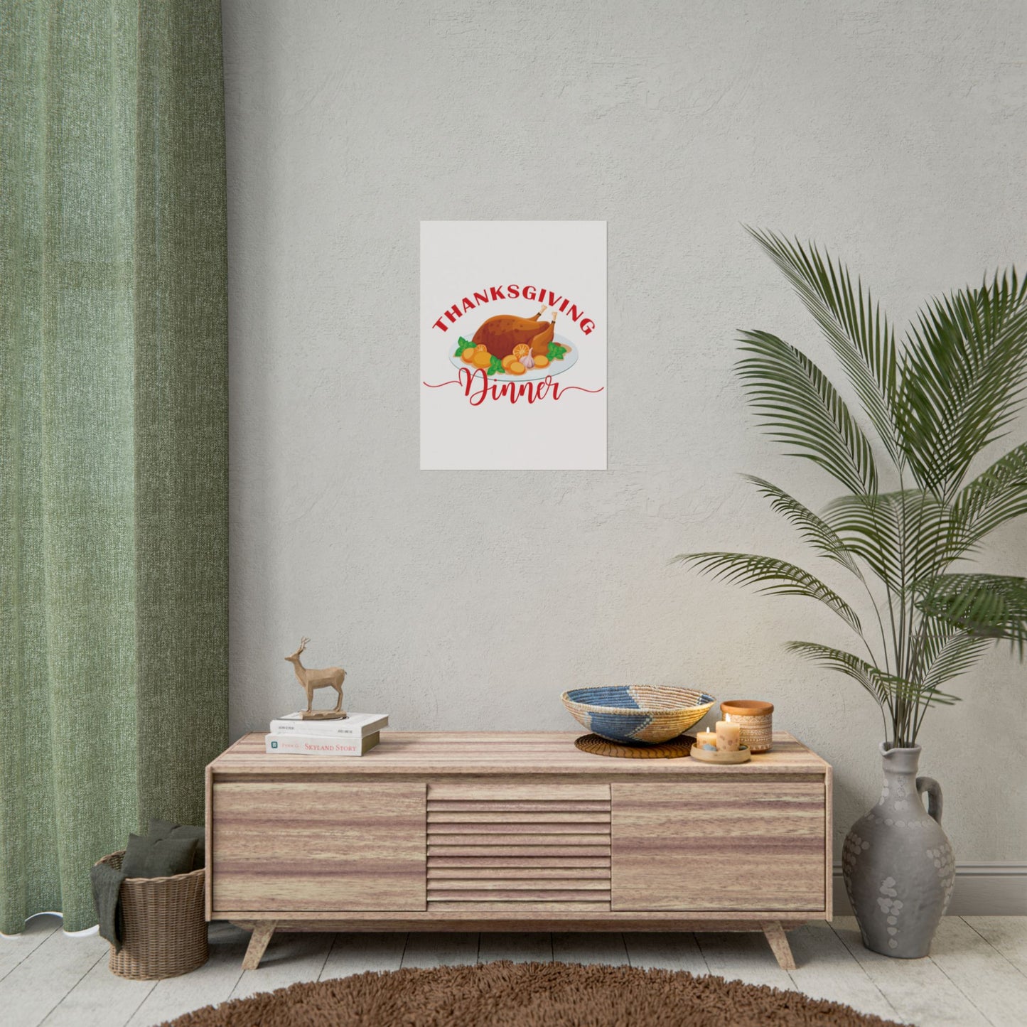 Rolled Poster -Thanksgiving Dinner