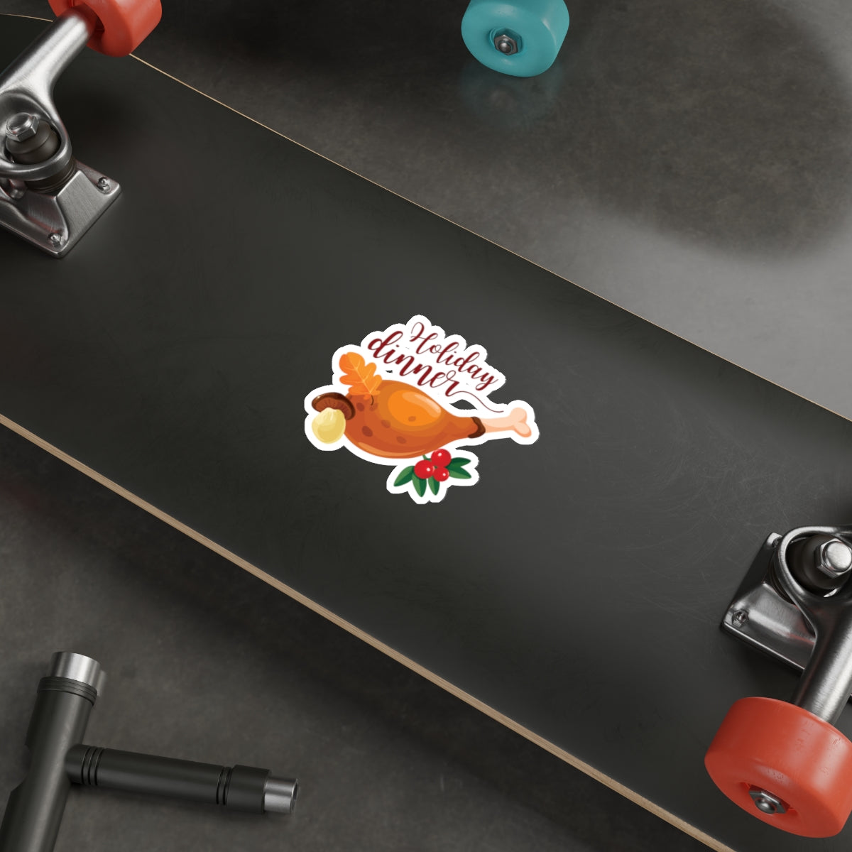 Die-Cut Stickers - Holiday Dinner