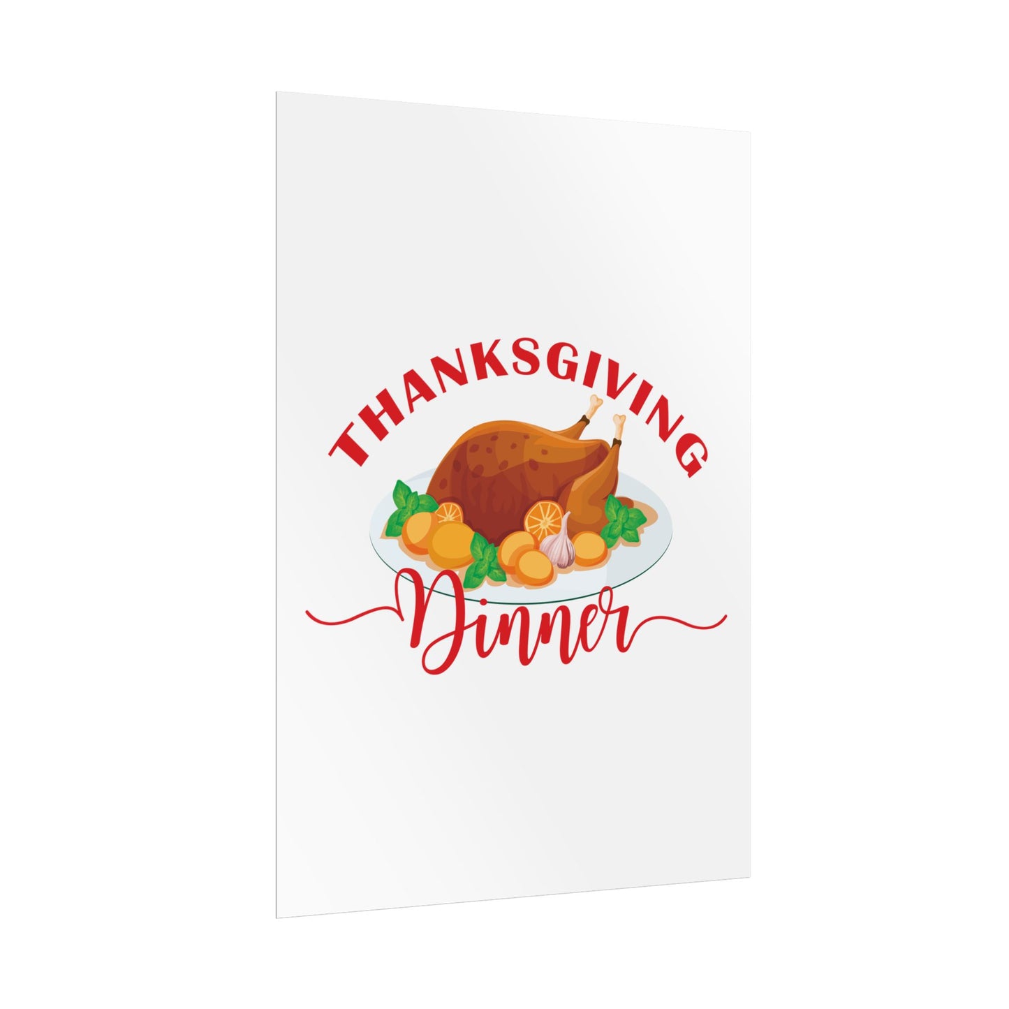 Rolled Poster -Thanksgiving Dinner