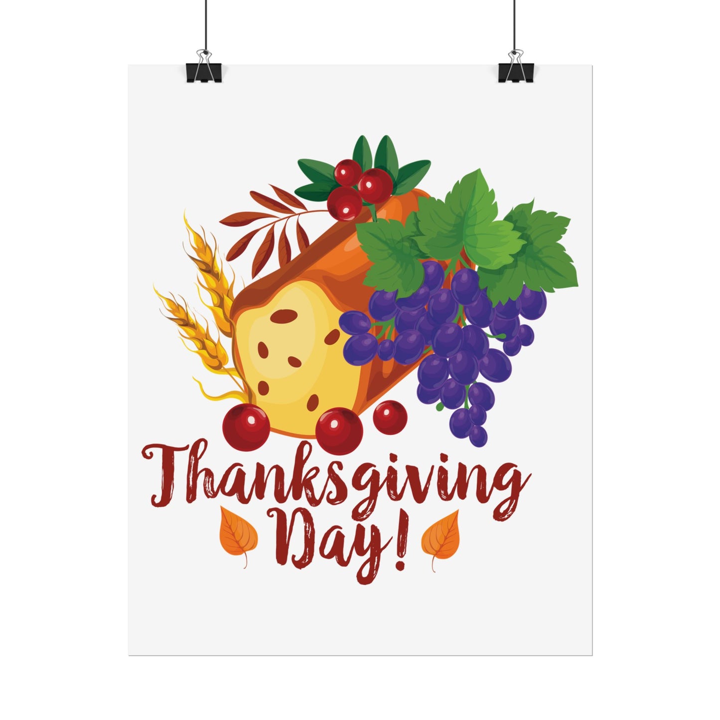 Rolled Poster -Thanksgiving Day - Bread