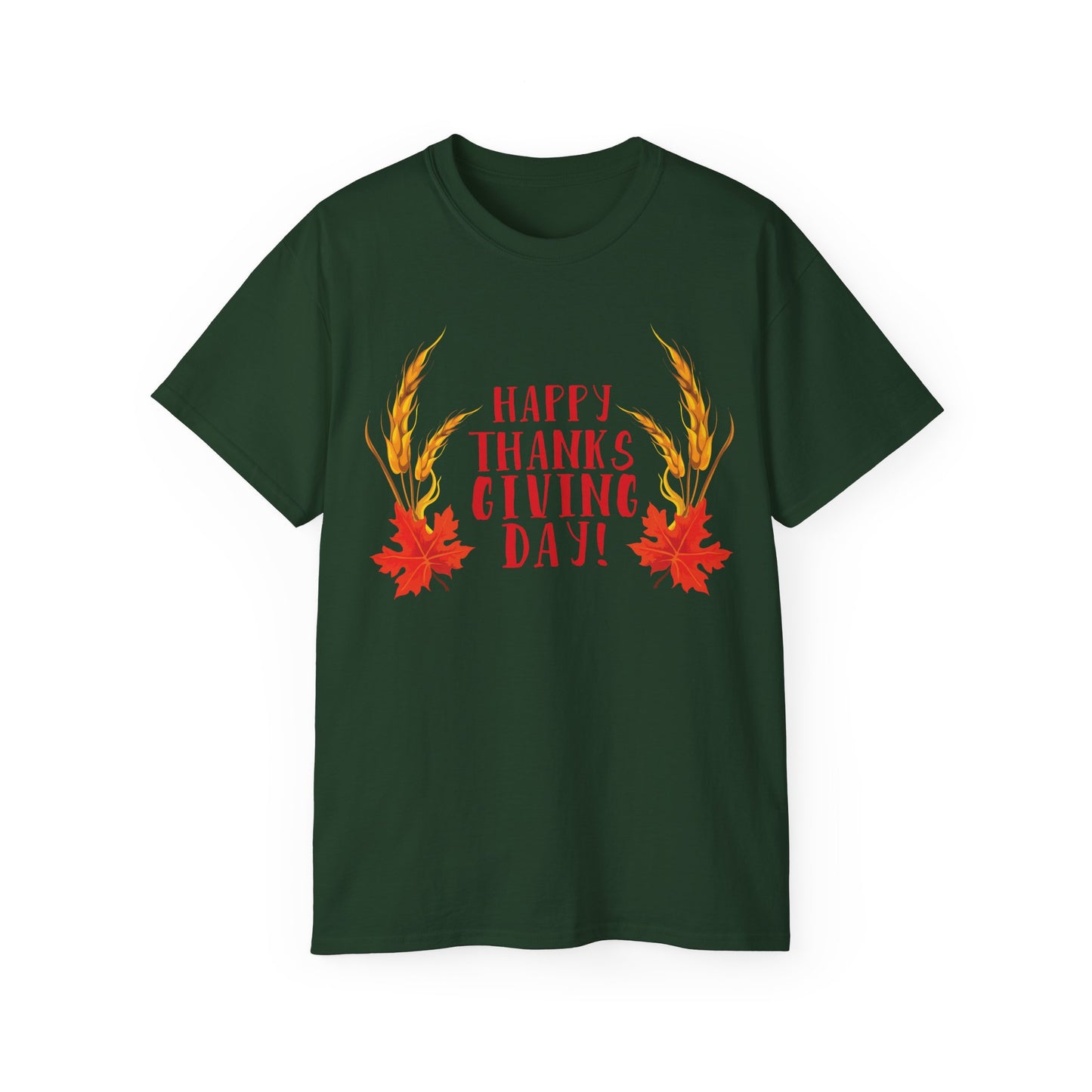 Unisex Ultra Cotton Tee - Happy Thanksgiving Day
