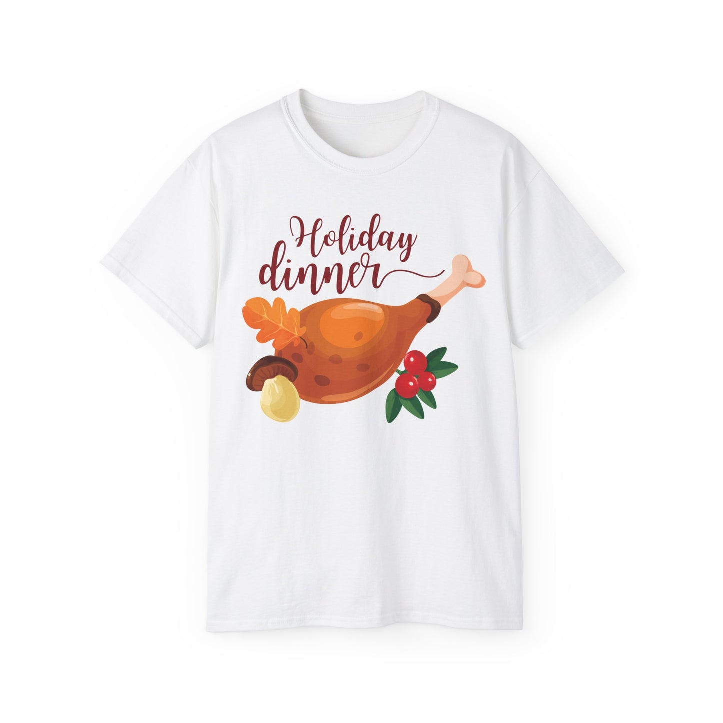 Unisex Ultra Cotton Tee - Holiday Dinner